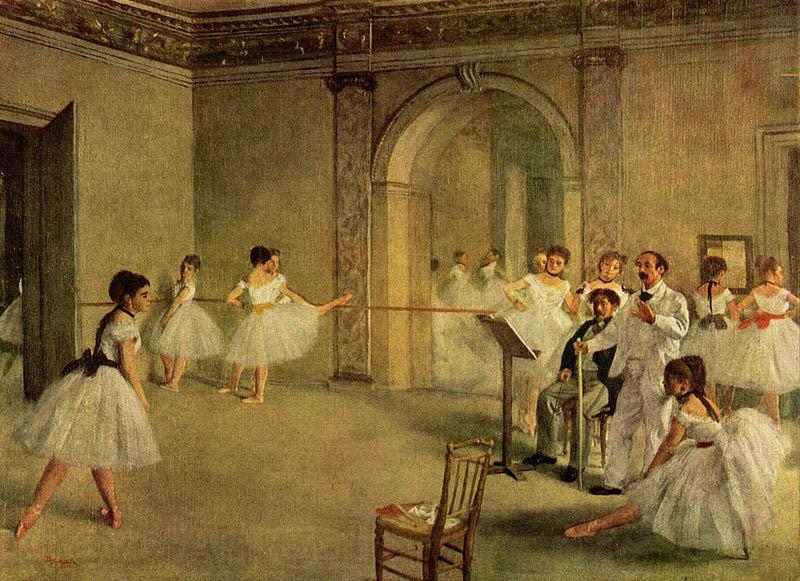 Edgar Degas Ballettsaal der Oper in der Rue Peletier